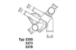 TERMOSTAT FIAT BORGWARNER (WAHLER) 3355.80D