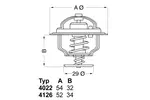 TERMOSTAT FORD JAGUAR BORGWARNER (WAHLER) 4022.74