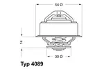 TERMOSTAT 71C BORGWARNER (WAHLER) 4089.71D