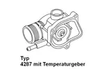 Termostat układu chłodzenia BORGWARNER (WAHLER) 4287.92D