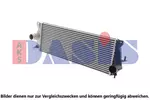 Chłodnica powietrza doładowującego - intercooler AKS DASIS 027017N