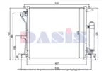 Chłodnica klimatyzacji - skraplacz AKS DASIS 070171N