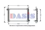 Chłodnica klimatyzacji - skraplacz AKS DASIS 082380N