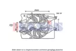 Wentylator chłodnicy silnika AKS DASIS 088104N