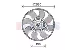 Wentylator chłodnicy silnika AKS DASIS 088159N