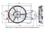 Wentylator chłodnicy silnika AKS DASIS 098116N