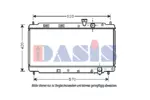 Chłodnica wody AKS DASIS 100280N
