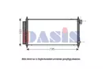 Chłodnica klimatyzacji - skraplacz AKS DASIS 102019N