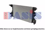 Chłodnica powietrza doładowującego - intercooler AKS DASIS 127033N