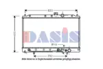 Chłodnica wody AKS DASIS 140054N