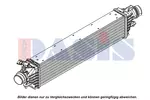 Chłodnica powietrza doładowującego - intercooler AKS DASIS 157046N
