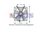 Wentylator chłodnicy silnika AKS DASIS 218031N