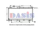 Chłodnica wody AKS DASIS 350038N