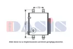 Chłodnica klimatyzacji - skraplacz AKS DASIS 362008N