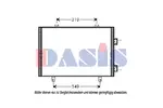 Chłodnica klimatyzacji - skraplacz AKS DASIS 392002N