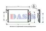 Chłodnica klimatyzacji - skraplacz AKS DASIS 512007N