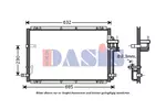 Chłodnica klimatyzacji - skraplacz AKS DASIS 512039N