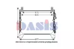 Chłodnica klimatyzacji - skraplacz AKS DASIS 512047N