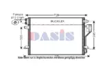 Chłodnica klimatyzacji - skraplacz AKS DASIS 522031N