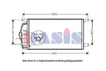 Chłodnica klimatyzacji - skraplacz AKS DASIS 522043N