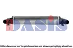 Chłodnica powietrza doładowującego - intercooler AKS DASIS 527009N