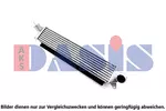 Chłodnica powietrza doładowującego - intercooler AKS DASIS 567034N