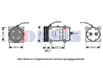 Kompresor klimatyzacji AKS DASIS 850874N