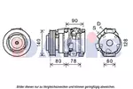 Kompresor klimatyzacji AKS DASIS 852623N