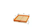 Filtr powietrza HENGST FILTER E247L