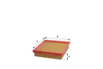 Filtr powietrza HENGST FILTER E262L