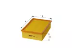 Filtr powietrza HENGST FILTER E436L