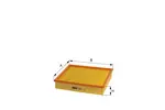 Filtr powietrza HENGST FILTER E465L