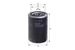 Filtr oleju HENGST FILTER H17W15