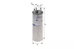 Filtr paliwa HENGST FILTER H207WK