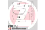 Klocki hamulcowe - komplet ZIMMERMANN 21500.150.1
