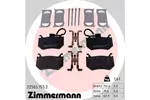 Klocki hamulcowe - komplet ZIMMERMANN 22565.155.2
