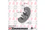 Tarcza hamulcowa ZIMMERMANN 470.2445.00
