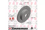 Tarcza hamulcowa ZIMMERMANN 530.2463.52