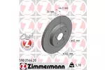 Tarcza ham.TOYOTA RAV4 FANCRUISER 94- przód /302x18/ went. ZIMMERMANN 590.2564.20