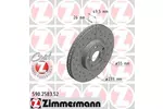 TARCZA HAMULC. TOYOTA AVENSIS  03-09 WEN ZIMMERMANN 590.2583.52