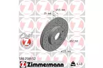Tarcza hamulcowa ZIMMERMANN 590.2589.52