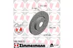 TARCZA HAMULC. TOYOTA RAV 4  06- PRZﾓD ZIMMERMANN 590.2800.52