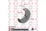 Bęben hamulcowy ZIMMERMANN 600.1956.00