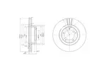 Tarcza hamulcowa DELPHI BG2246