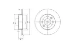 Tarcza hamulcowa DELPHI BG2268