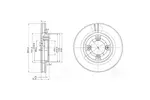 Tarcza hamulcowa DELPHI BG3272