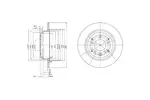 Tarcza hamulcowa DELPHI BG3390