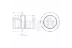 Tarcza hamulcowa DELPHI BG3595