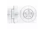 Tarcza hamulcowa DELPHI BG3904