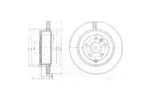 Tarcza hamulcowa DELPHI BG4125